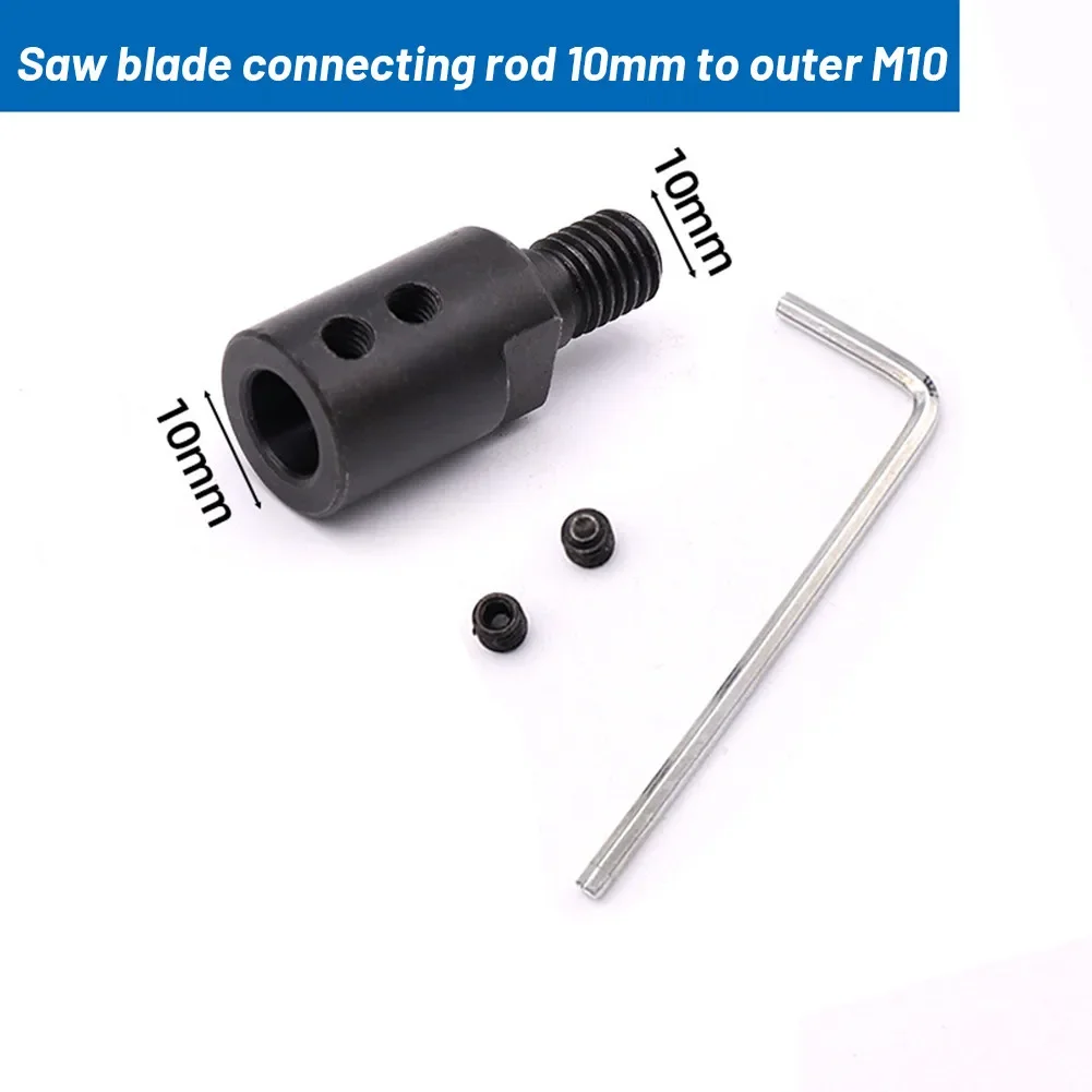 Brand New Connecting Shaft Spare For Saw Blade Part Replacement Steel 6 Inner Diameter Accessory Chuck Adapter