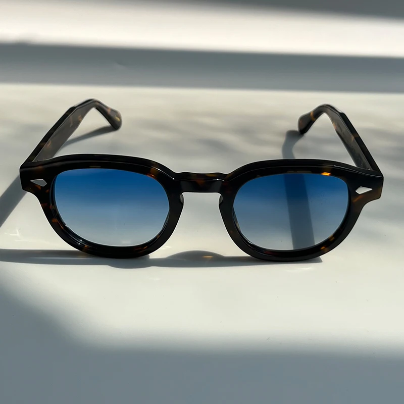 46 SIZE High Quality Acetate Sunglasses For Men And Women Designer Brand Lemtosh Frame Vintage Sun Glasses Gradient lens
