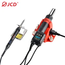 JCD 8899 Soldering Station LCD Digital Display 2 in 1 750W Hot Air Gun Rework Welding Station BGA SMD IC Welding Repair Tools