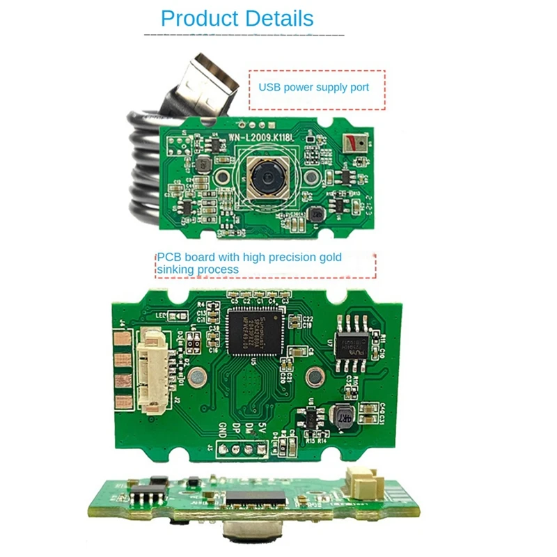 USB2.0 8MP 30Fps HD 3264X2448 Resolution Autofocus Camera Module IMX258 Sensor 75° USB Camera Module