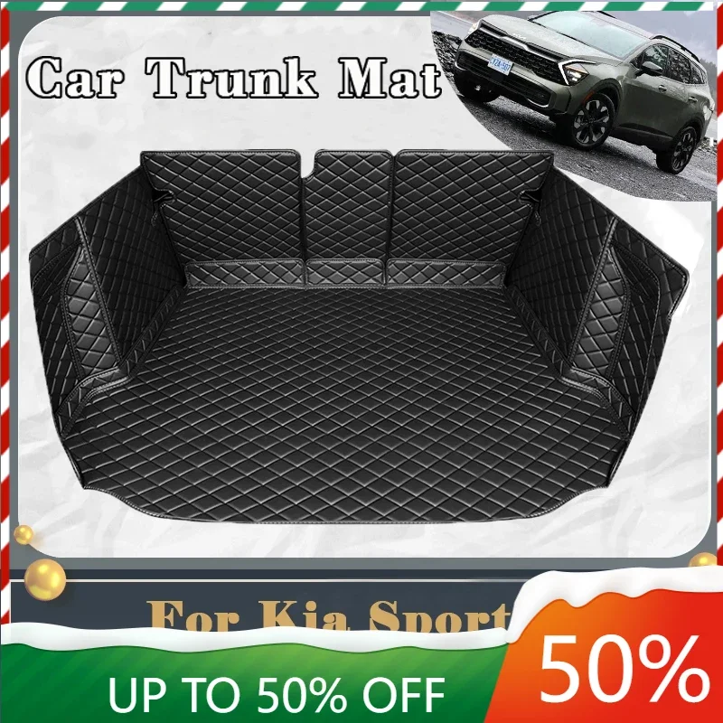 

Car Trunk Mat For Kia Sportage LWB NQ5 2023 2024 2025 Dirt-resistant Fully Surrounded Trunk Mat Rear Cargo Tray Car Accessories