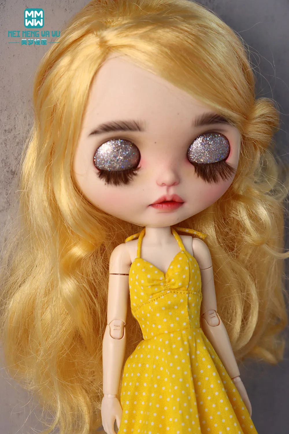 NEW 28-30cm Blyth Azone OB22 OB24 Doll Clothes Fashion Suspender Skirt Halter Dress