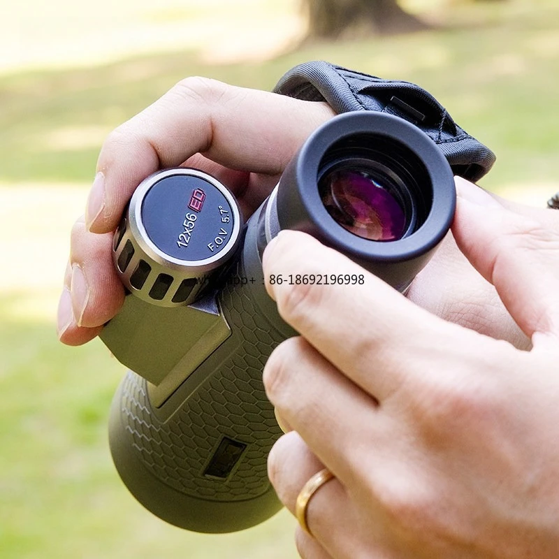 12X56ED Monocular Telescope High Power High Definition Low Light Night Vision Professional Grade Day and Night