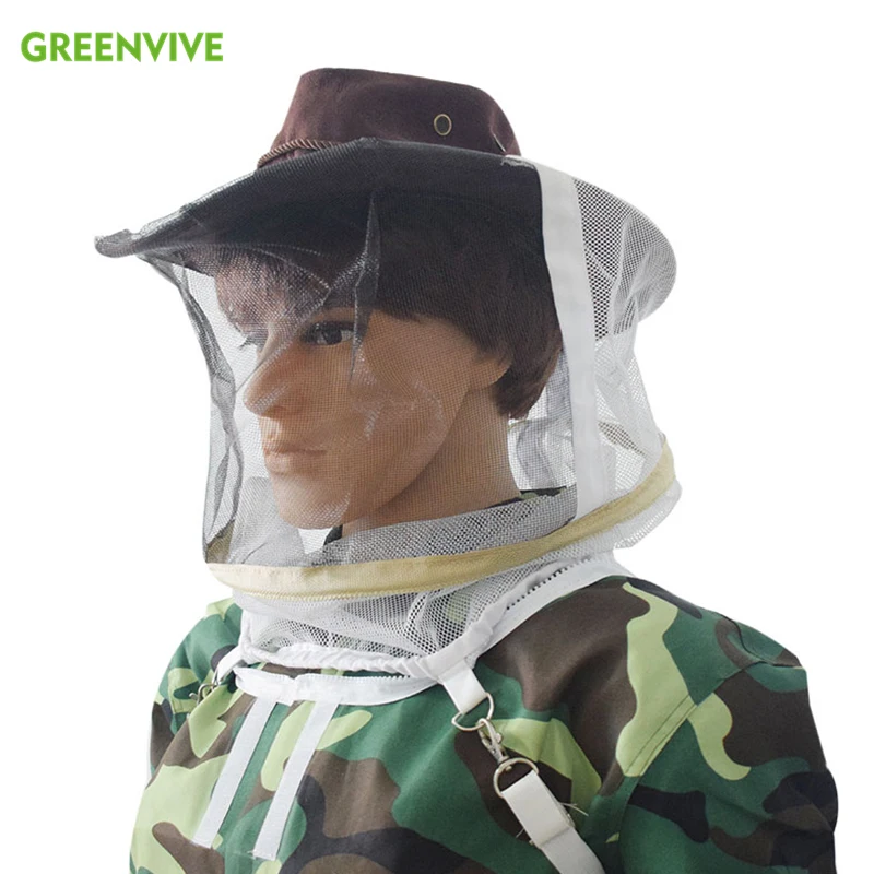 Beekeeping Cowboy Hat Beekeeping Protector Cap Beekeeper Fly Insect Net Cowboy Comfortable Design Anti bee Hat