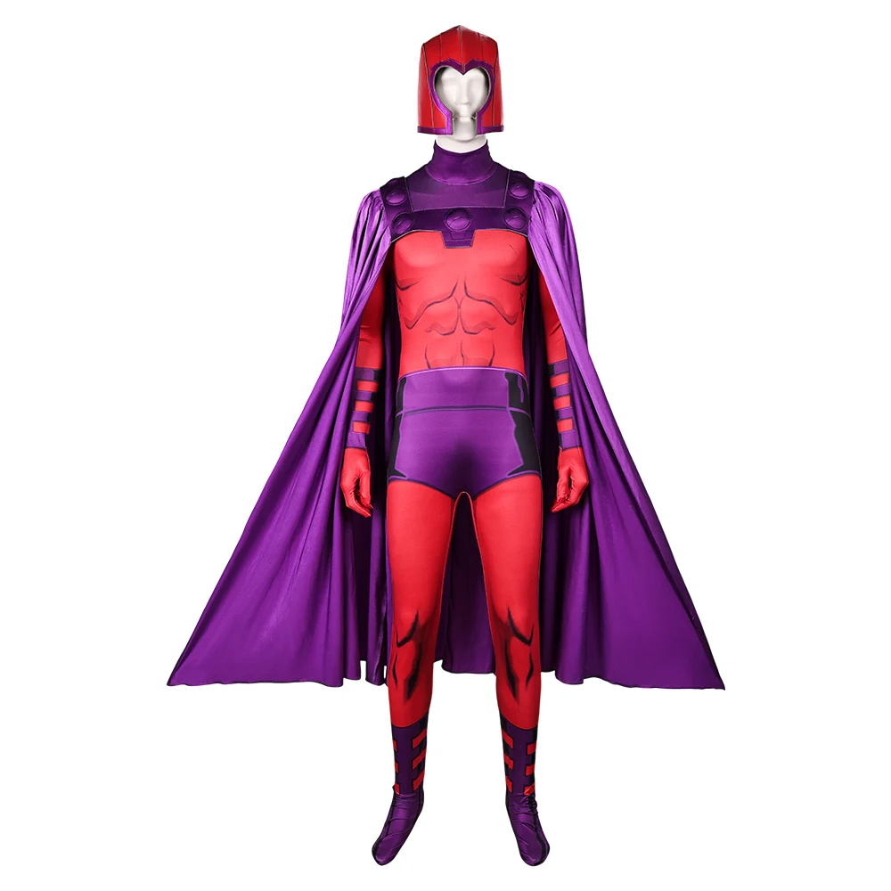 Magneto Cosplay Halloween fantasia para homem, capacete adulto, festa de carnaval, Eisenhardt, capacete, roupas, acessório, máscara