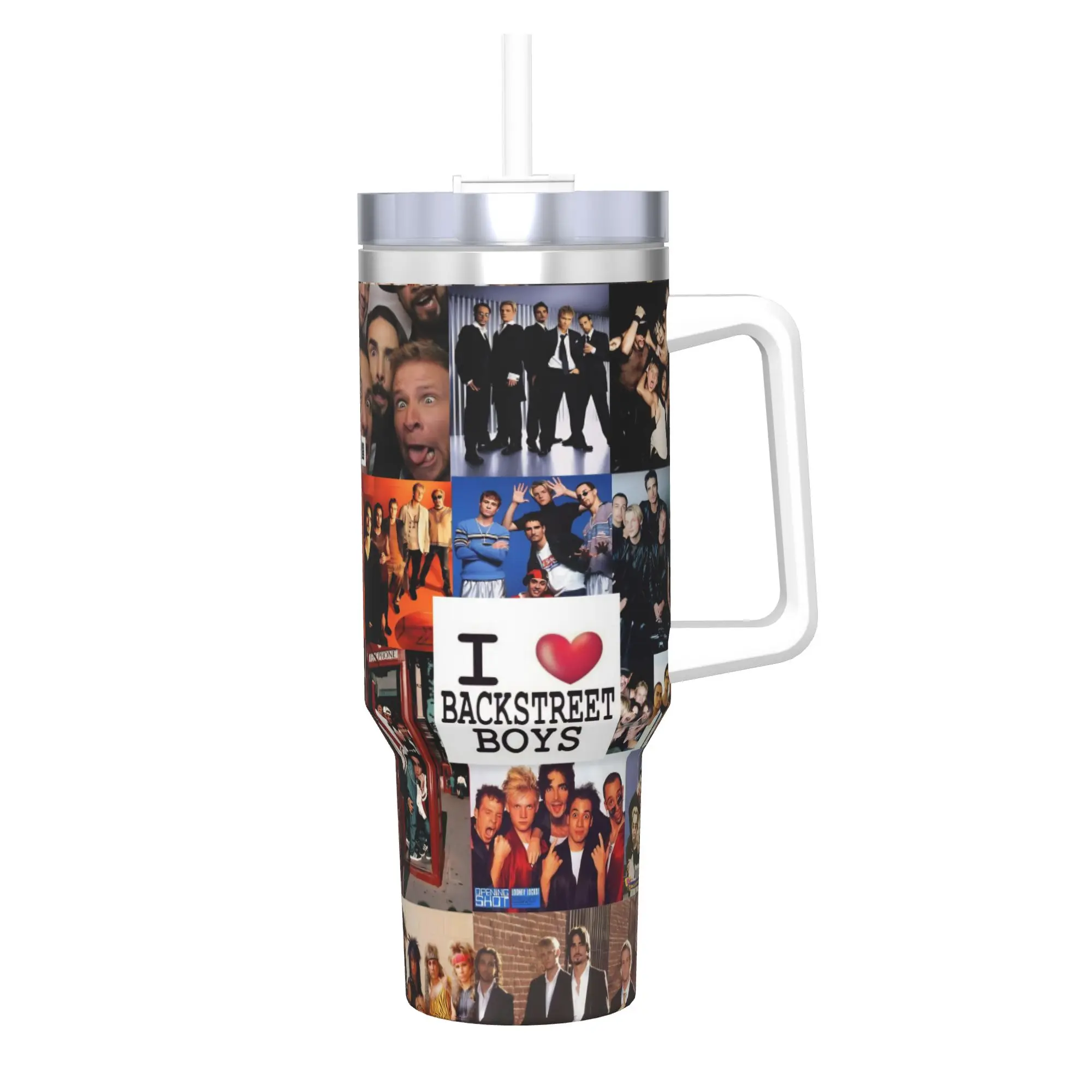 

Термокружка Backstreet Boys «Миллениум», 40 унций, из нержавеющей стали, с двойными стенками, вакуумная изоляция, с соломинкой