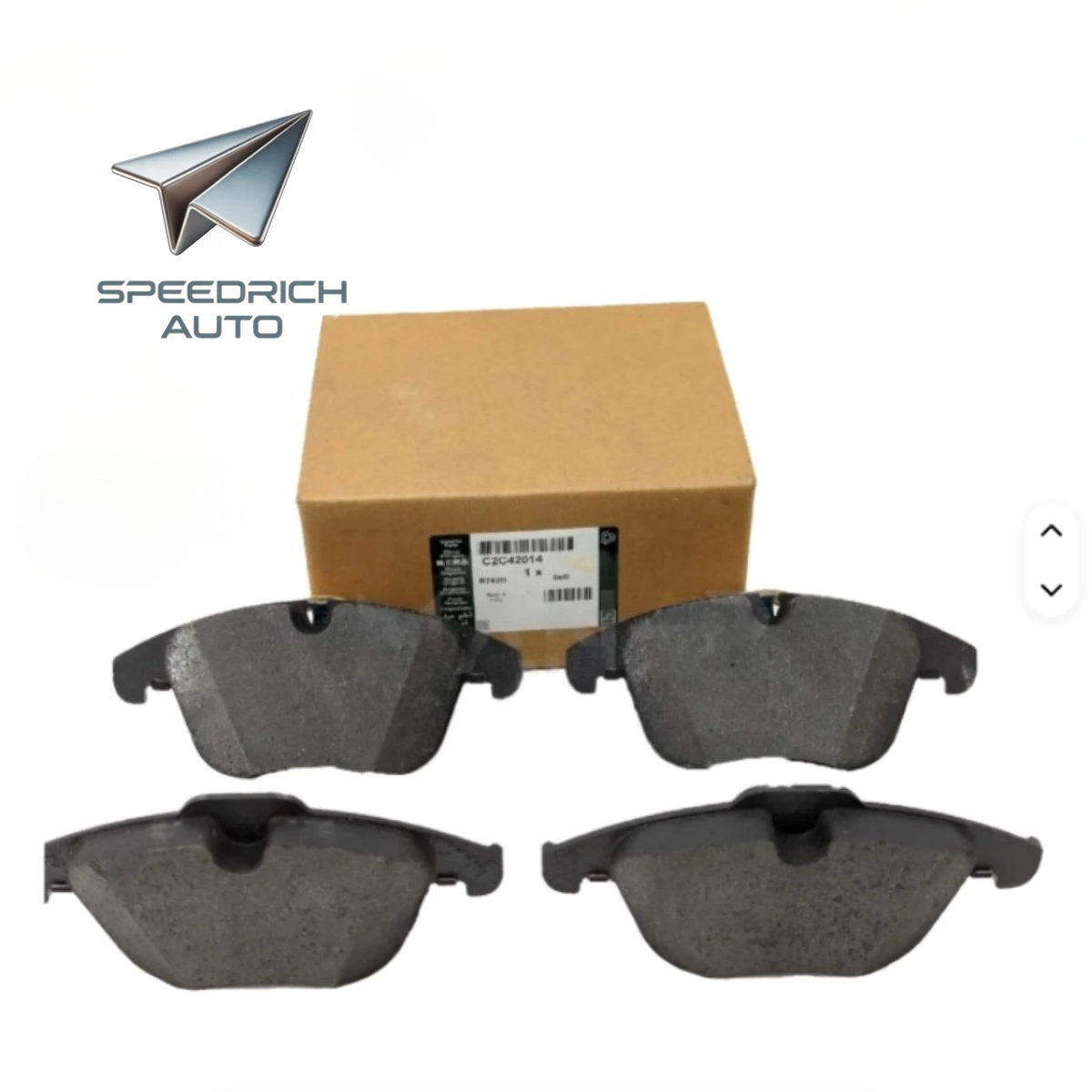 

C2C42014 Brake Pad Kit Braking Fits for Jaguar XF 2009-2015 XK 2006-2014