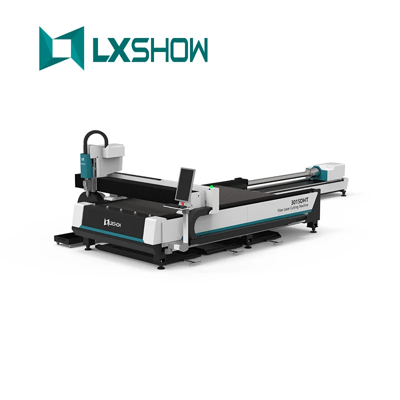 

6000W fiber laser metal cutting machine 3015 fiber laser tube cutting machine 1KW 6KW with rotary axis