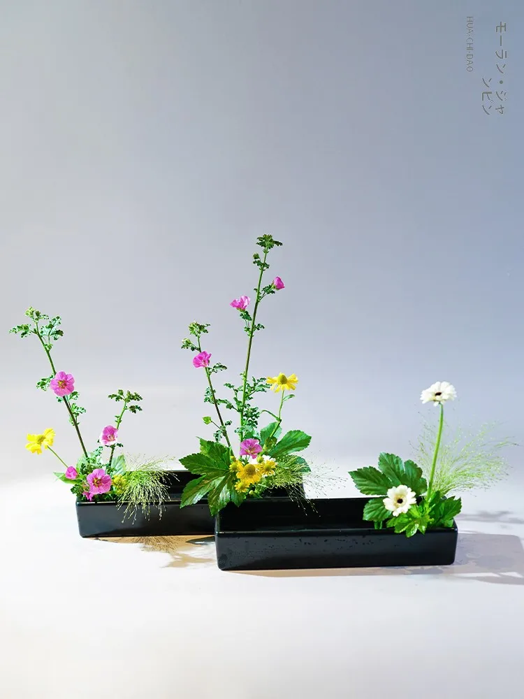 

Rectangular Cerc Flower Di Japanese Chinese Sle Flower Vase Lacape Free Flower Arrangement Small Original Flowery Way
