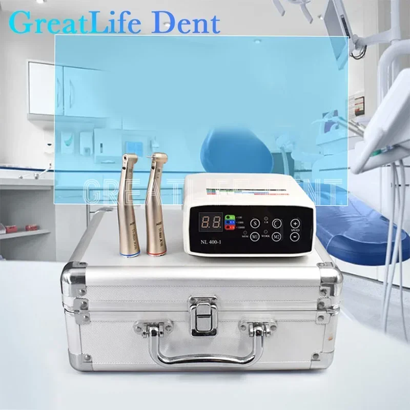 GreatLife Dental Equipment Led No Brushless Dental Led 1:5 Contra Angle Low Speed Handpieces Wewnętrzny elektryczny silnik dentystyczny