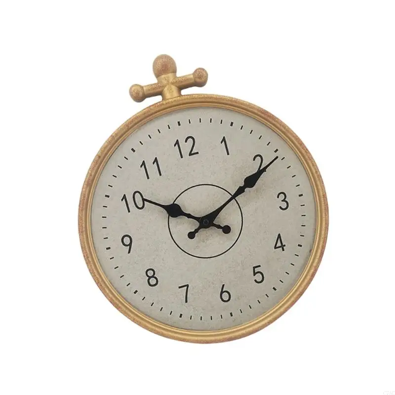 Orologio da parete silenzioso resistente alle intemperie C7AC con display con numeri grandi facile lettura