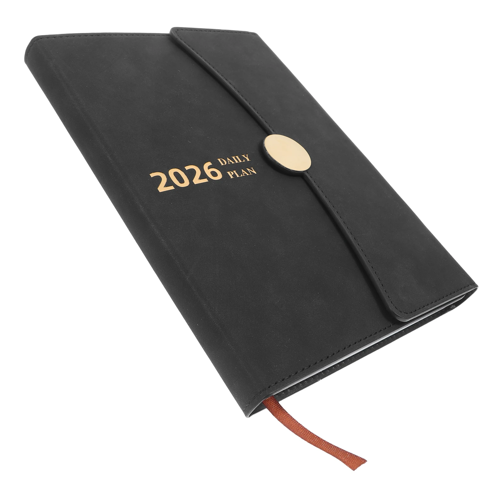 

A5 Daily Weekly Monthly Planner Elegant PU Cover Notebooks School Office Portable Book Professional Work Planners Small