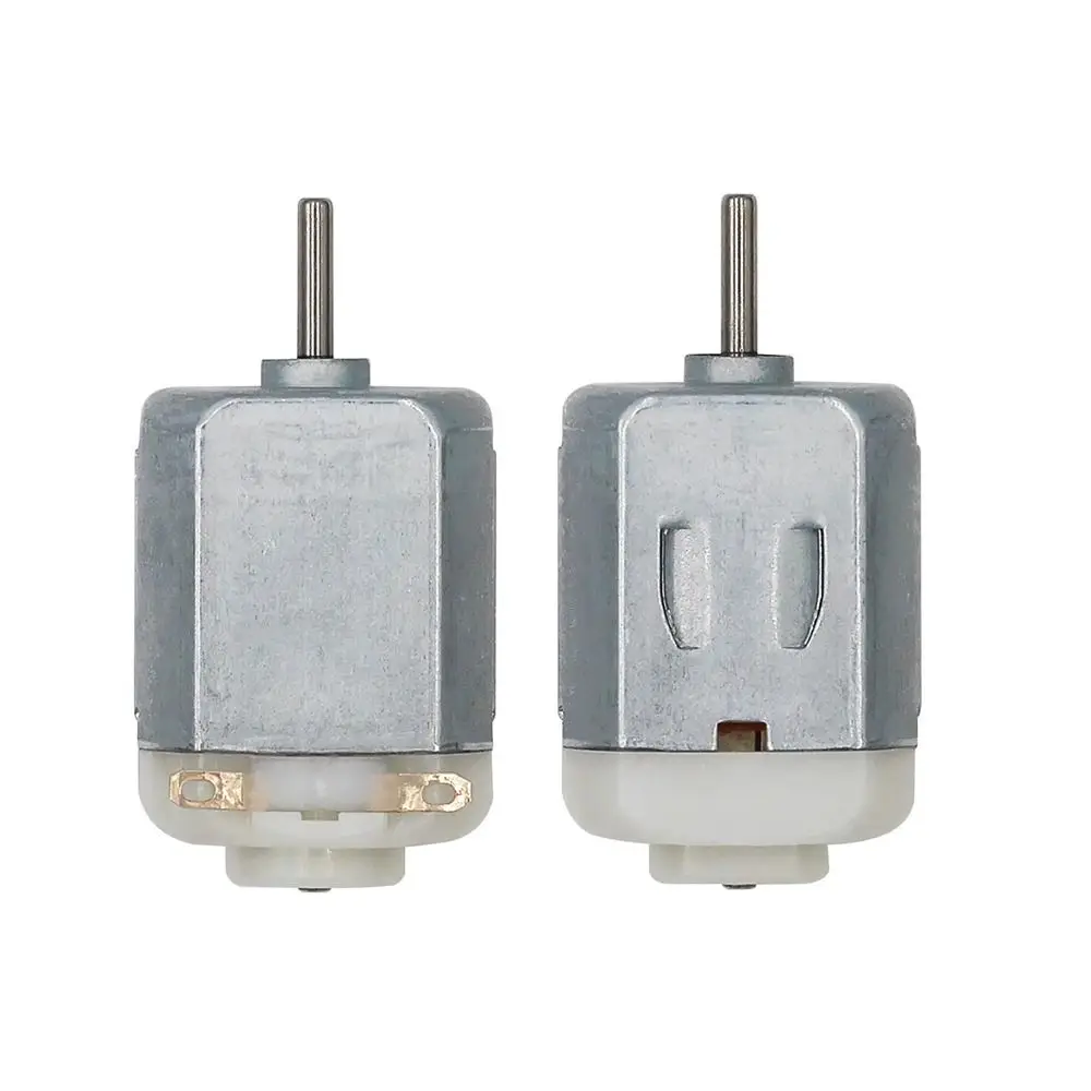 1Set Durable with Wired 130 Small Motor Kit 4WD Mini Micro Four Wheel Drive Motor Rotor Speed 18,000RPM DC 72MM Propeller