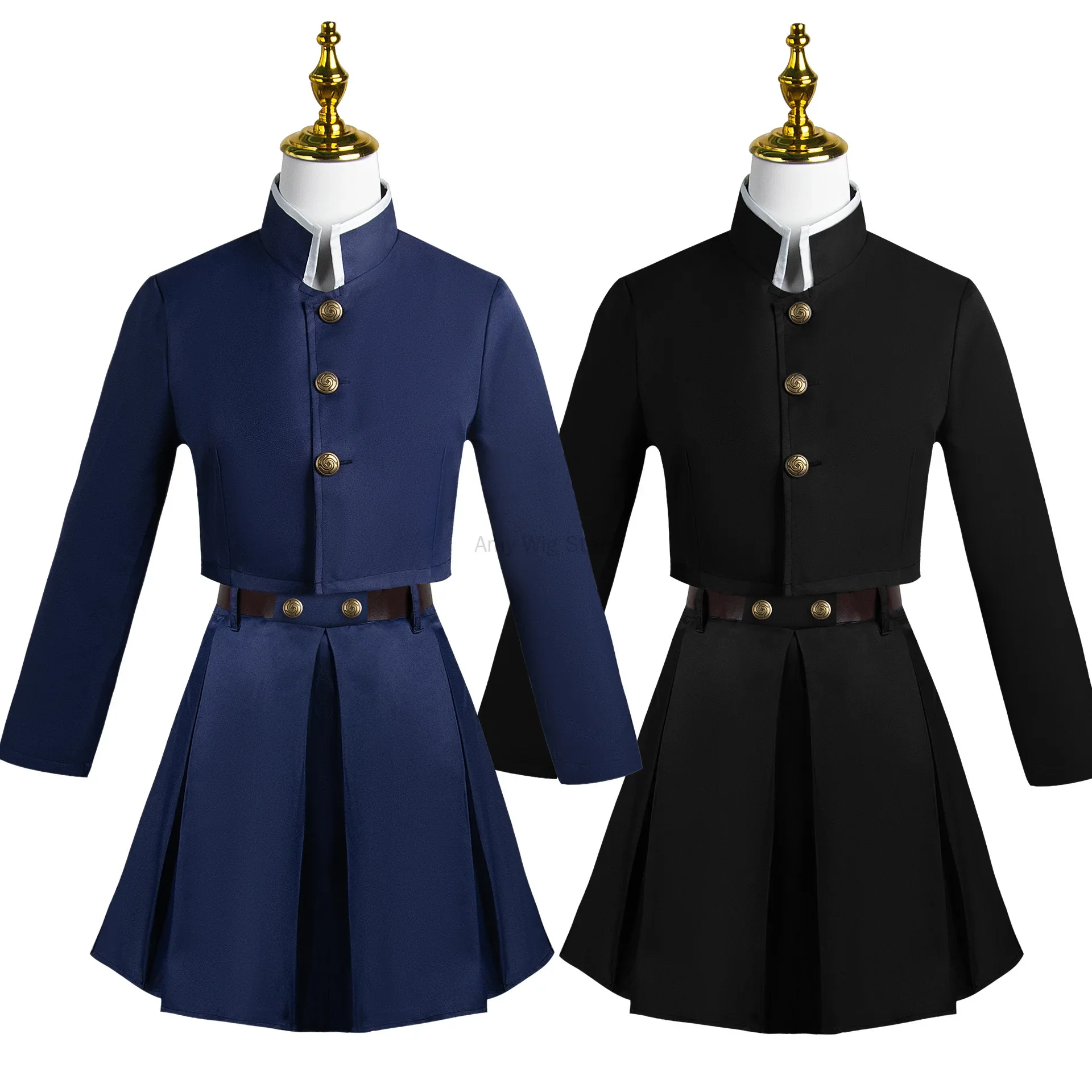 Anime Cos Nobara Kugisaki Cosplay Uniform Halloween Vrouwen Rokken Full Set Heuptas Jas Rok Kostuum