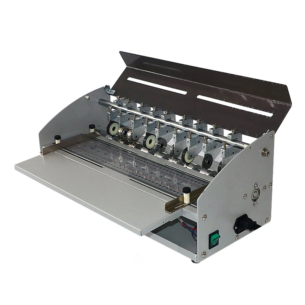 4 In 1 Automatic Paper Creasing Machine 460mm Electricity Book Scoring Paper Folding Machine A3 A4 Paper Creasing Machine