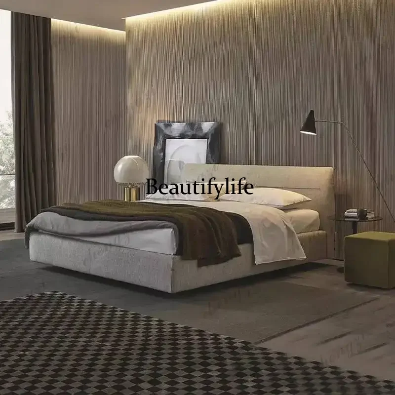 

Vintage European Double Bed Designs Nordic Soft Wooden Japanese Double Bed Luxury Modern Storage Cama Matrimonial Furniture
