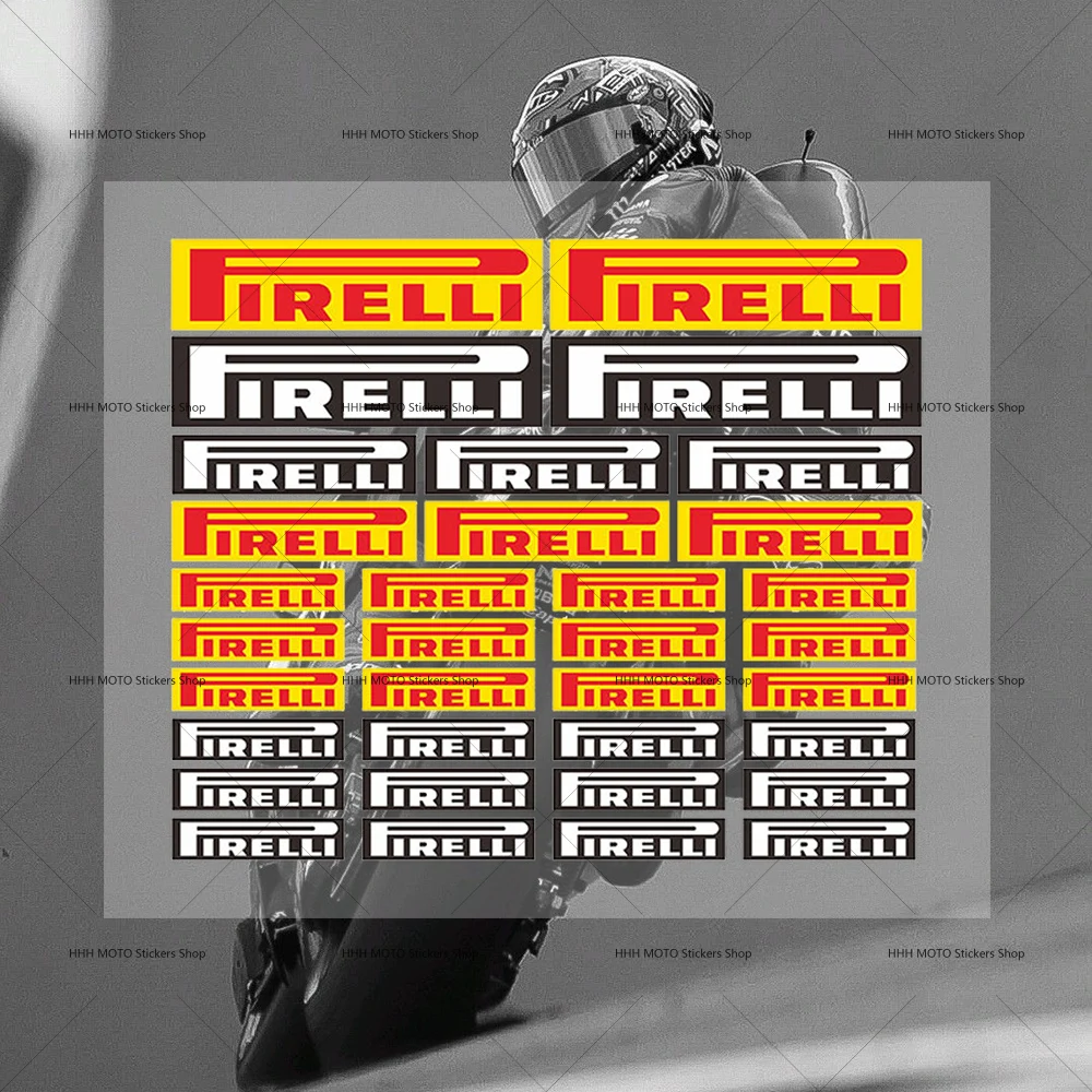 

Motorcycle Stickers Suitable for PIRELLI Helmets Car Fuel Tanks Vehicle Body Ation Waterproof Self-adhesive Paper for