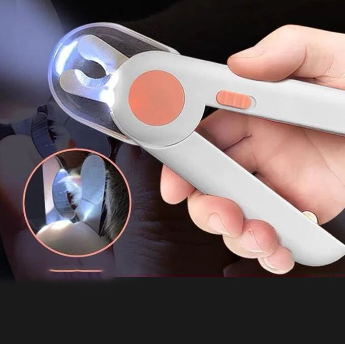 dog led nail clipper Toe Claw Scissors LED Light Nail Trimmer Cats Dogs Dog Grooming Animal Pet Supplies