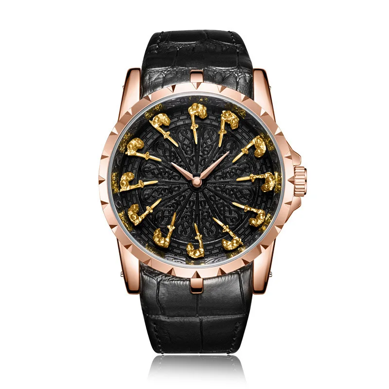 Men Watch Luxury Brand High end Middle Ancient Personality Classic Trend Waterproof Leather Male Fashion Quartz Clock Watches - Image 3