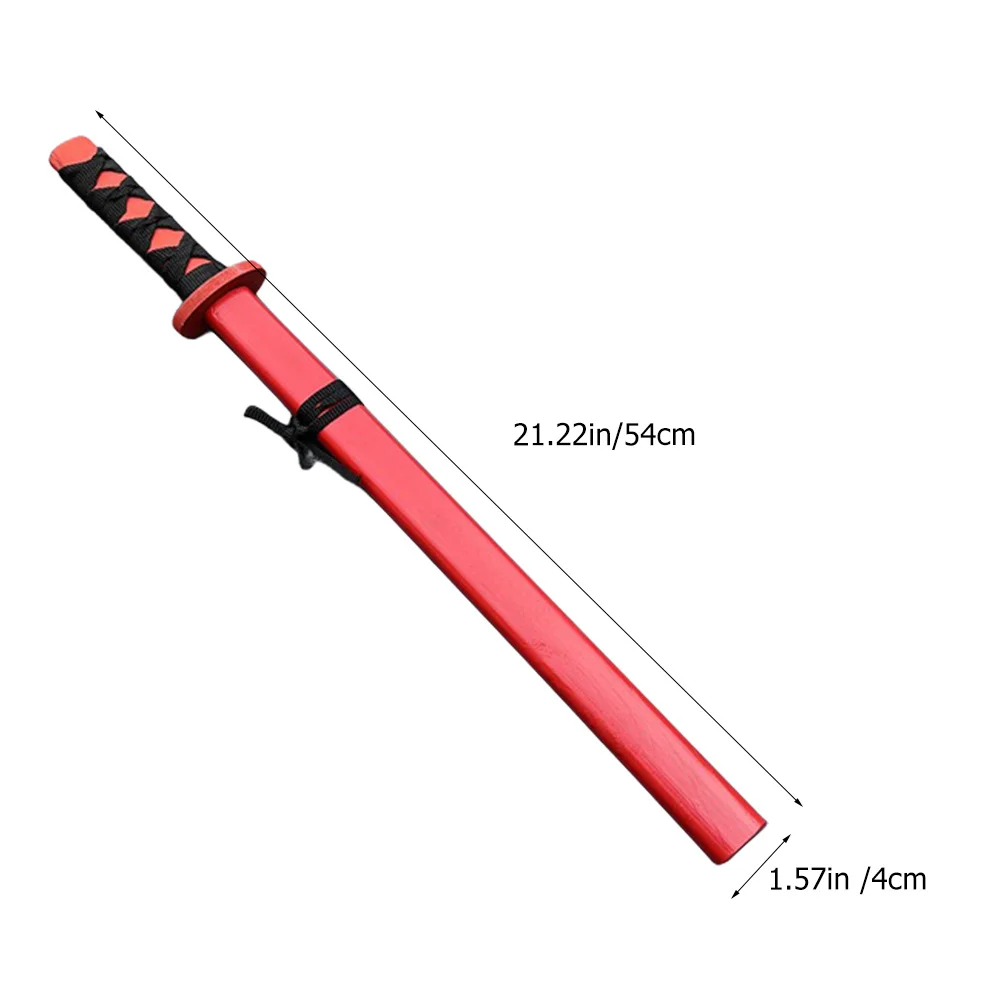 سيف خشبي خفيف الوزن على الطراز الياباني للحفلات التنكرية وحفلات الهالوين، لعبة دعامة للزينة #6