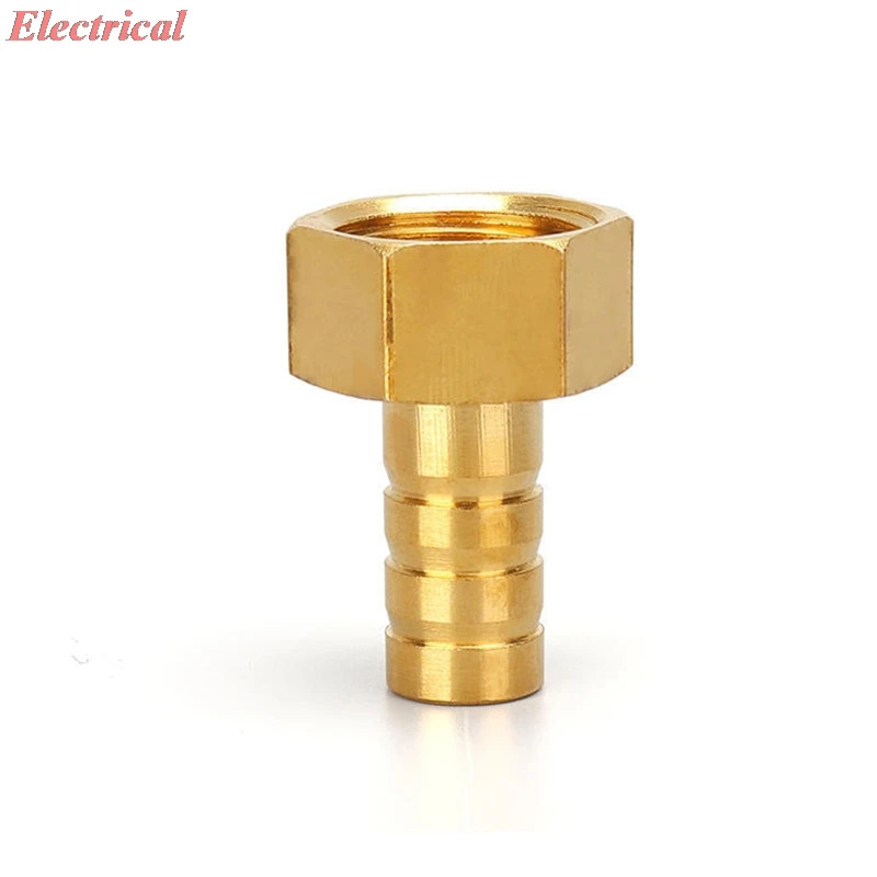 1PC Female Copper Pagoda Joint Brass Pipe Fitting Hose Barb Air Water Pipe Tube Quick Fitting 6mm 8mm 10mm 12mm-1/8