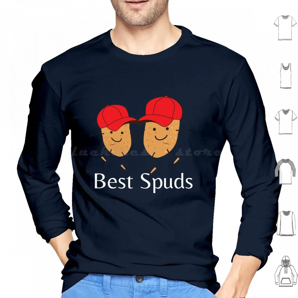 

Best Spuds Hoodies Long Sleeve Potatoes Spuds Potato Buddies Best Buds Twins Boy Twins Twin Babies Idaho Potato Farmer