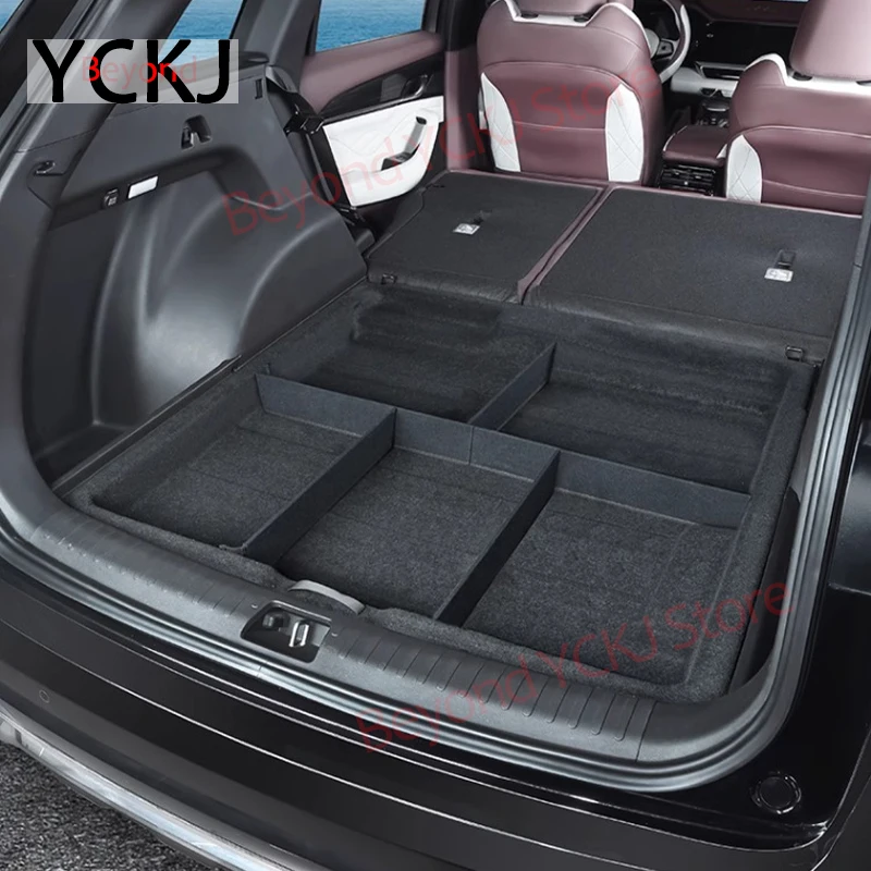 

Car Styling Trunk Folding Board For Kx11 Geely Monjaro Xingyue L Storage Box Partition Lower Board Auto Modificated Interior