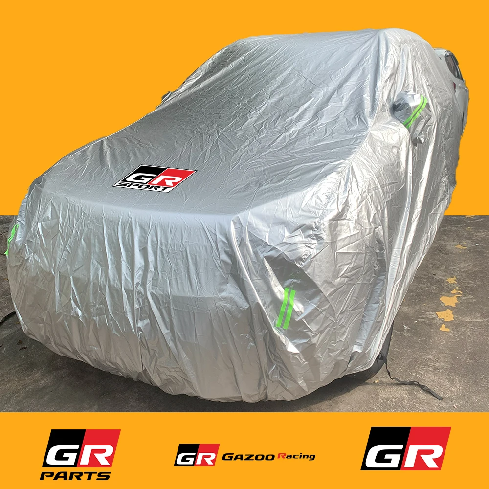 Car Covers Dust Snowproof Auto Sun Full Cover Waterproof ProtectorFor Toyota GR Sport Yaris Cross Fortuner SW4 Car Accessories