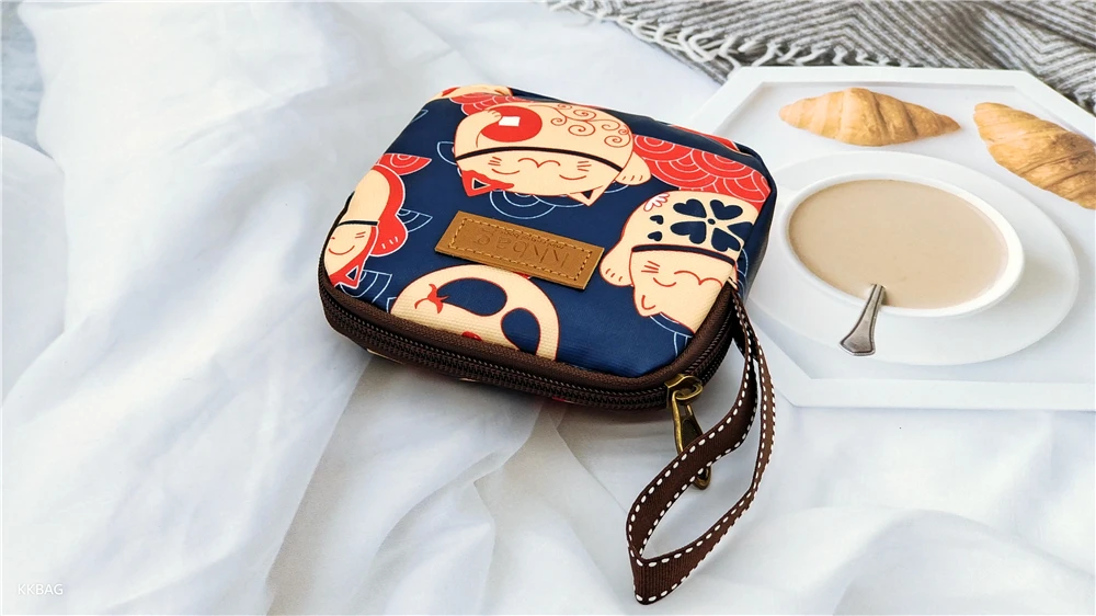 Nette Tampon Lagerung Tasche Frauen Mädchen Serviette Sanitär Pad Beutel Kosmetik Tasche Fall Tragbare Geldbörse Mini Reise Veranstalter – Detail 12