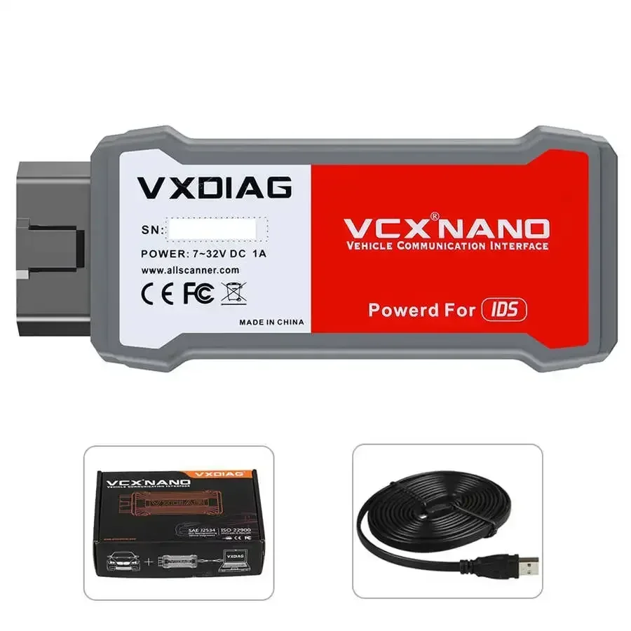 VXDIAG USB VCX NANO for Ford/Mazda 2 in 1 Diagnostic Tool For Car From 2005- 2022 Supports Win10