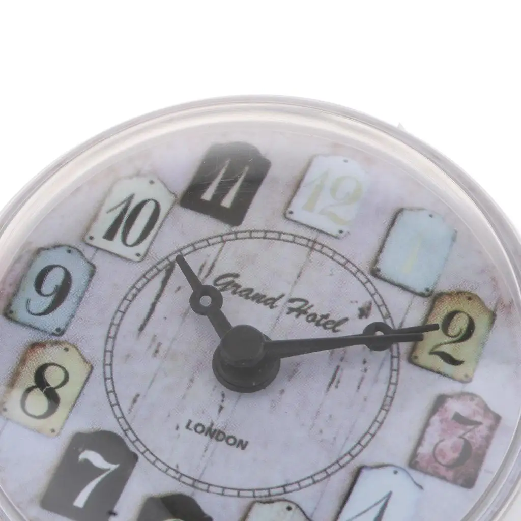 Easy Read Waterproof Sucker Clock Bathroom Shower Clock for Ceramic Glass Stainless Steel Surfaces