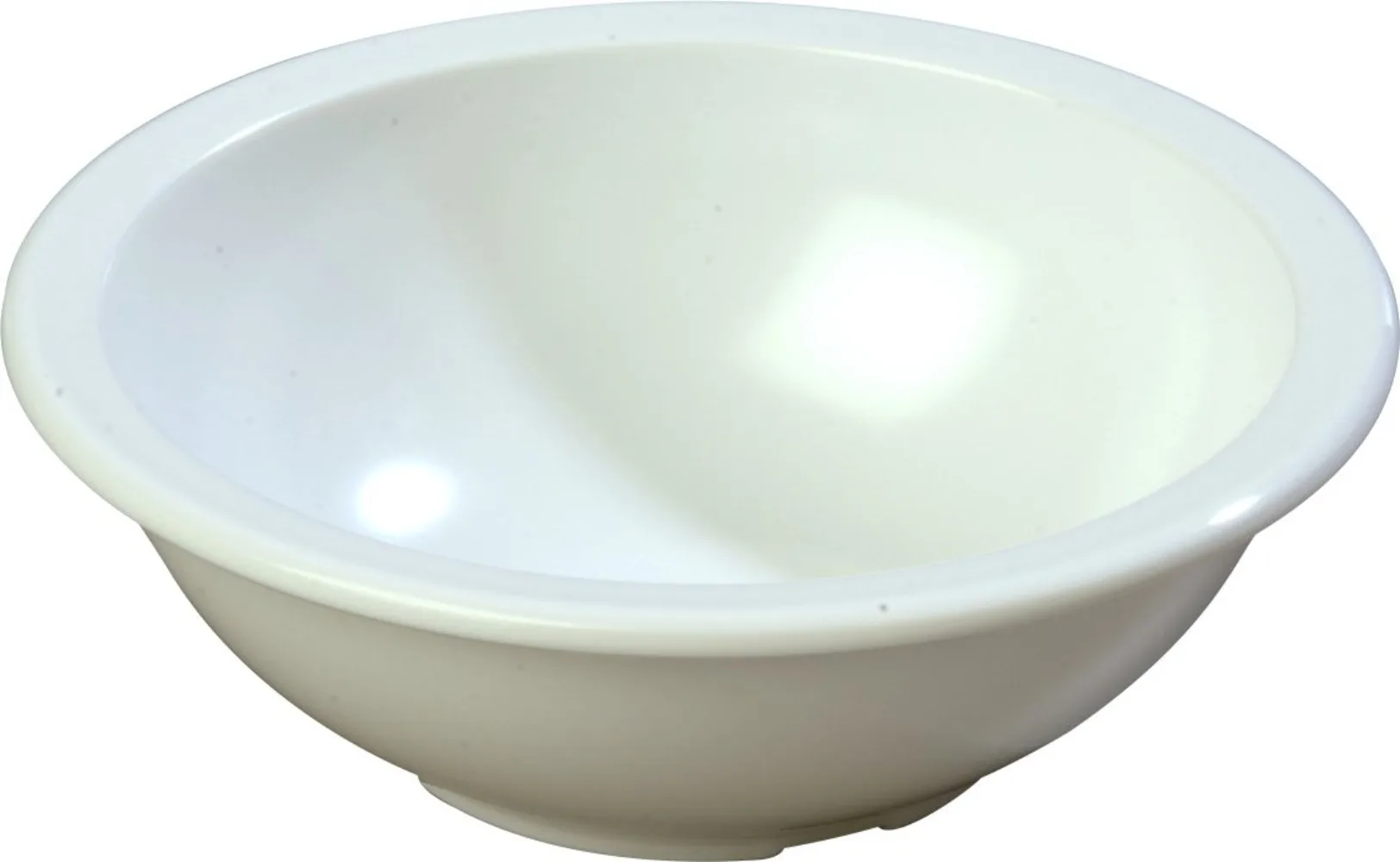 Reusable Plastic Bowl, Soup Bowl for Home and Restaurant, Melamine, 16 Ounces, White, (Pack of 48)