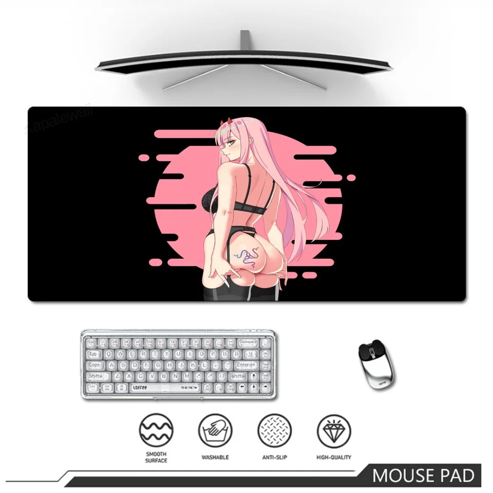 

Mouse pad large gathering gaming mats Desk Keyboard anime Table Coumputer Carpet PC accessories 90X40cm Anime mousepad