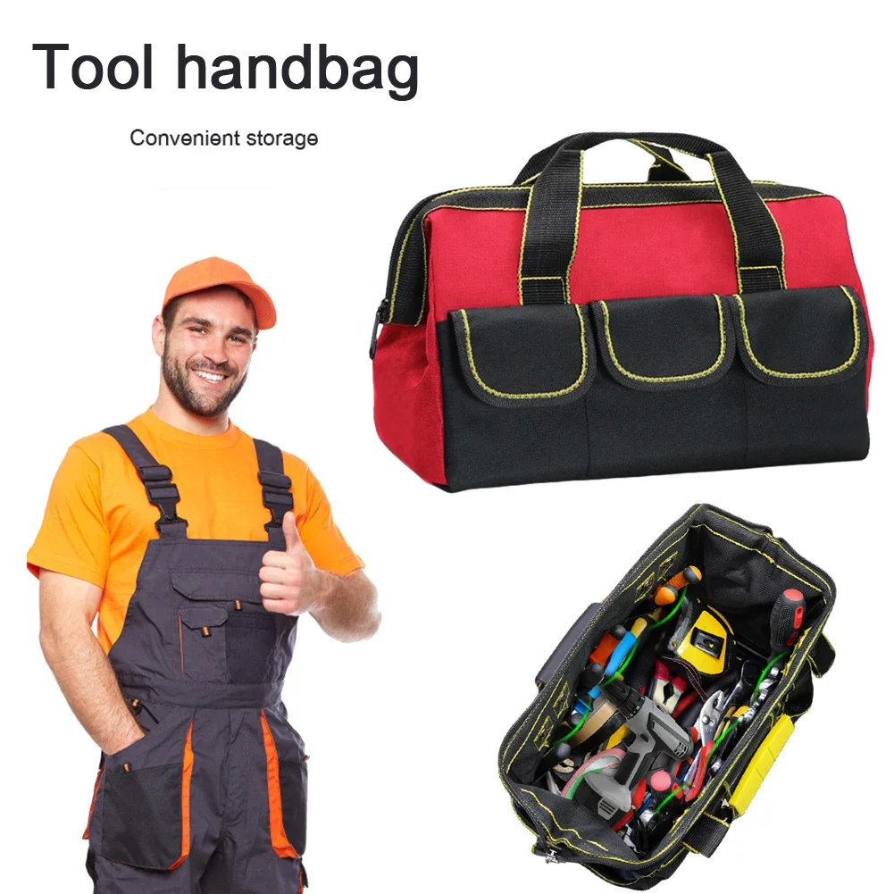 Multifunction Multi Pocket Toolkit Portable Electrician Bag Tool Handbag Waterproof Large Capacity Hardware Organizer