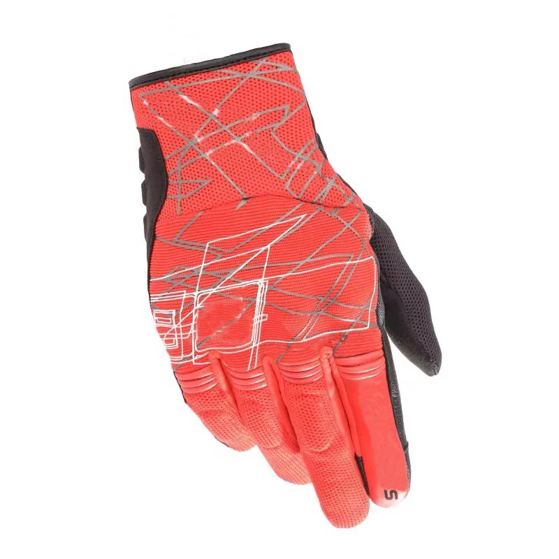 Black/Red Summer Moto Alpines Losail V2 Motocross Motorbike Motorcycle Racing Touch Screen Sports Short Gloves All M-XL