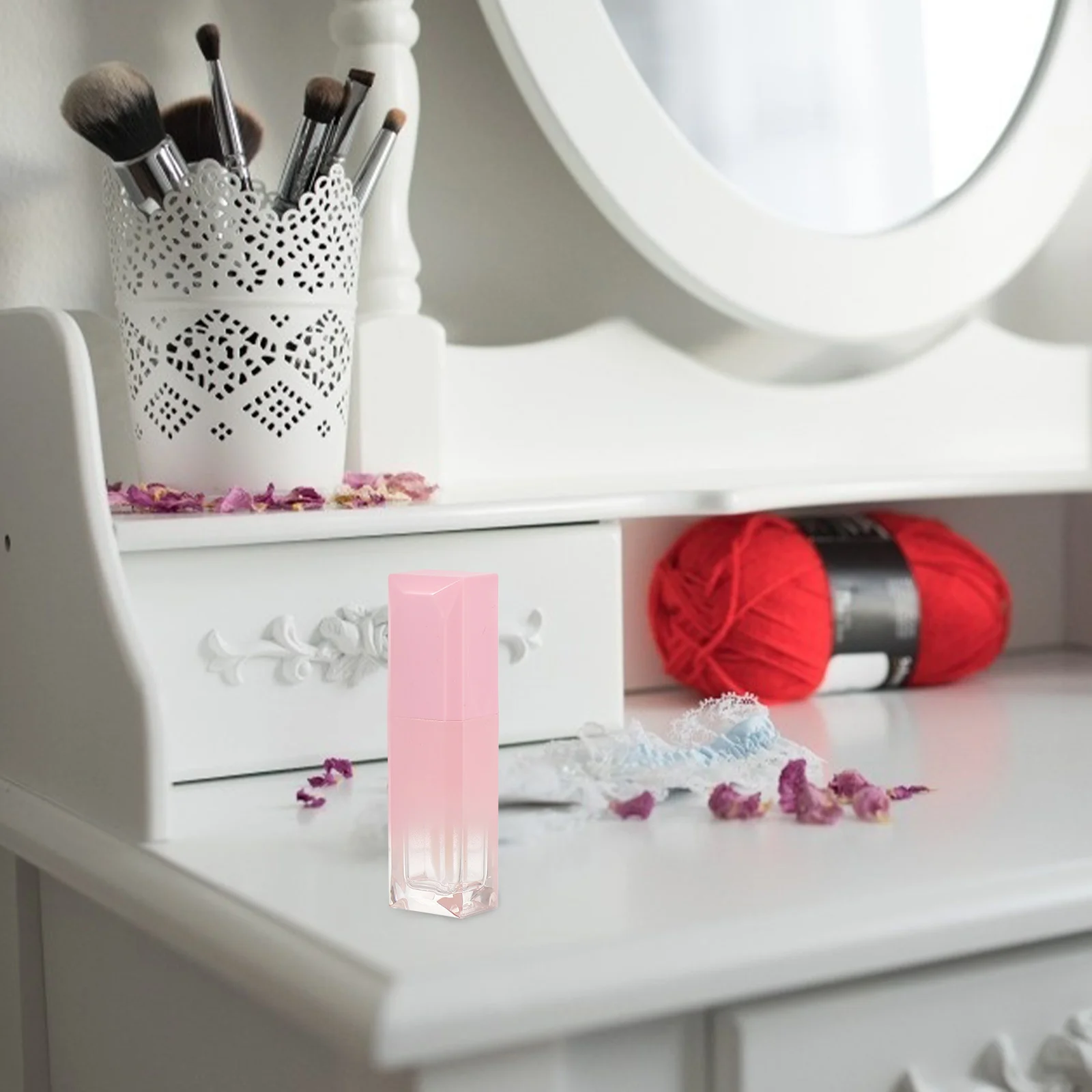 

12pcs Lip Gloss Tubes Gradient Color Empty For Diy Lip Oil Bottles Refillable Storage Container Travel Use