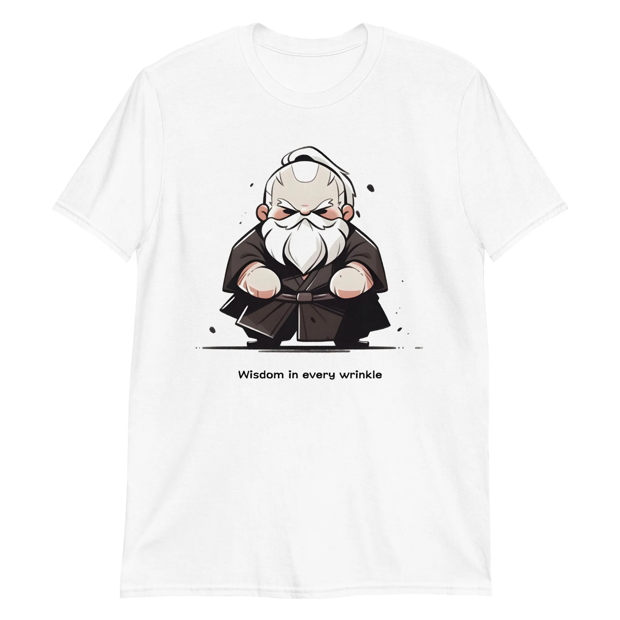 Wisdom In Every Wrinkle Old Man Sage T Shirt