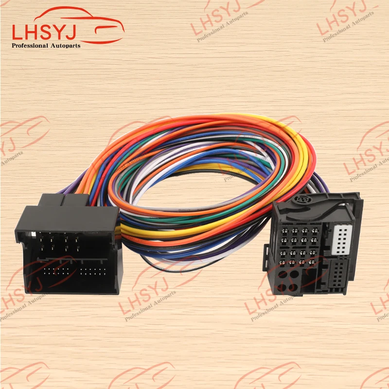 40-контактный автомобильный адаптер PQ, удлинительный кабель, четырехблокировочная розетка для RCD330 RCD510 RNS510 для VW Golf VI Jetta 5 6 MK5 MK6 Passat