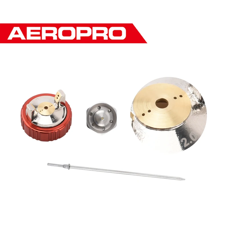 AEROPRO LVLP Spray Gun A610/R500 1.3/1.4/1.5/1.7/2.0MM Nozzle Needle Air Cap Sprayer Air Paint Tools For Cars