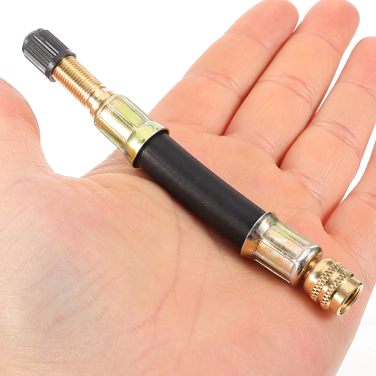 

Extension Adapter Tire Valve Extension Pipe Dual Wheel Inner Tube Valve Stem Extender 100Mm Long Car Accessories Repair Tool Kit