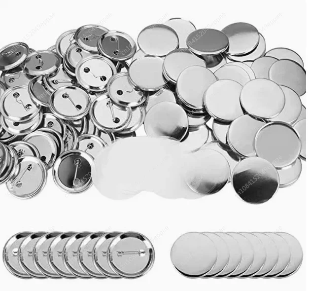 100Sets Frosted Base Blank Badge Pin Button Maker Parts Material Supplies 25mm 32mm 37mm 44mm 58mm DIY Buttons Making