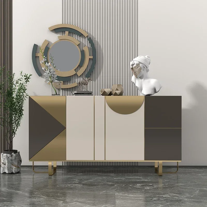 

Итальянский доступный роскошный стильный шкаф-буфет, мебель для гостиной, домашний шкаф для хранения, шкафчик, входной шкаф