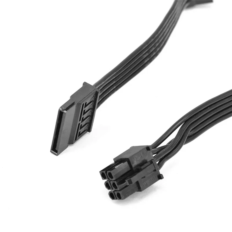 

Pcie 6-контактный 1–4 SATA 15-контактный кабель питания для блока питания Seasonic Focus+/MK3/FX/P Series 850PX 750PX 650PX 550PX
