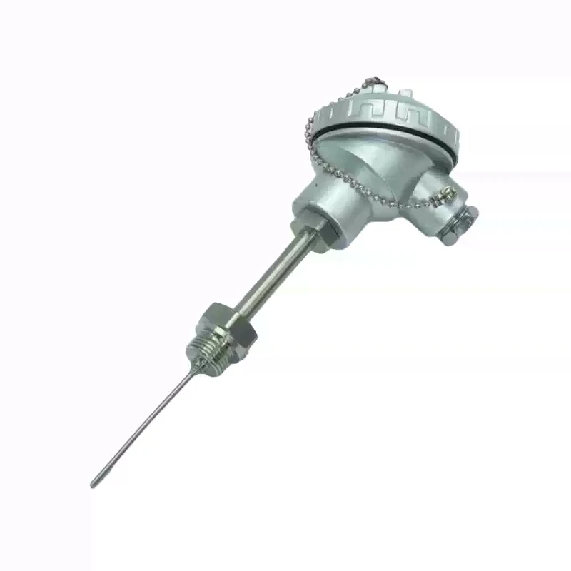 2026 -40-200℃ 4-20mA PT100 304/316 Stainless Steel RTD Temperature Sensor Temperature Transmitter