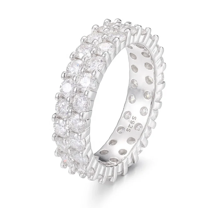 eternity-engagement-3mm-2-row-3row-925-sterling-silver-vvs-moissanite-diamond-women-luxury-wedding-tennis-ring-men
