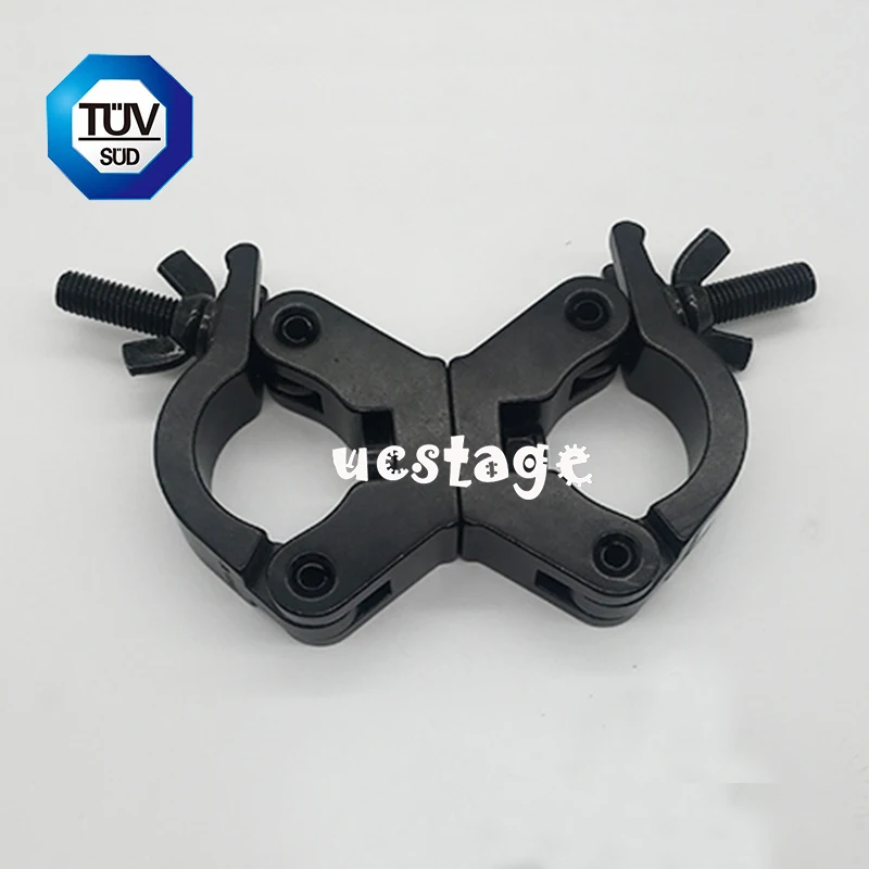 10pcs 750kg Heavy Loading Truss Clamp Fit 58-61mm Tubes For Moving head Lighting Stage Light Hook Clamps