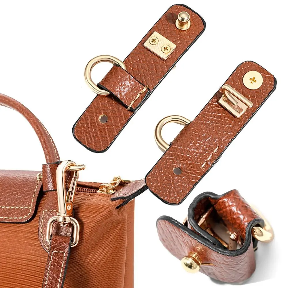 Punch-free Genuine Leather Shoulder Strap Replacement DIY Conversion Hang Buckle Modification for Longchamp
