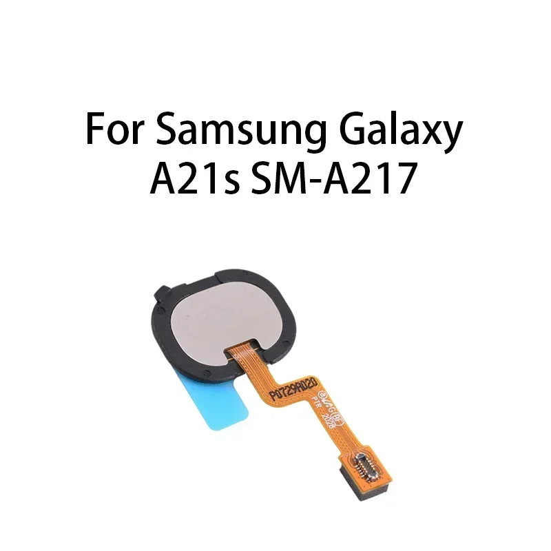 Gefensi Org Home Button Fingerprint Sensor Flex Cable For Samsung Galaxy A21s SM-A217