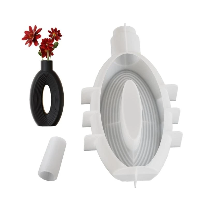 قالب سيليكون C1FC لحامل النبات مزهرية زهرة العفن غجر الزهرة #6