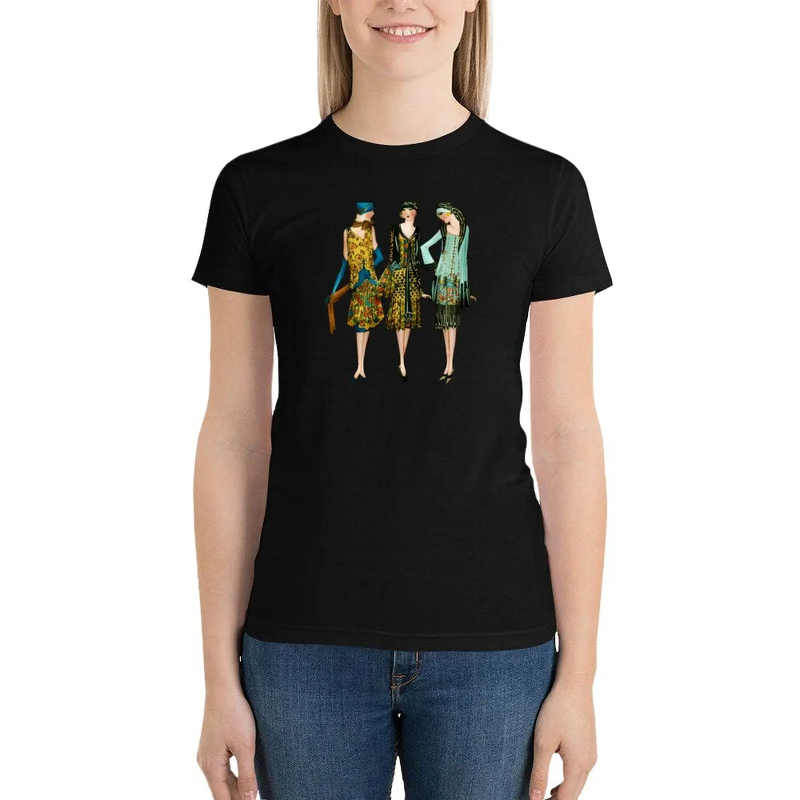 

Vintage Gatsby Girls T-Shirt cute tops tops kawaii clothes vintage clothes woman t shirt